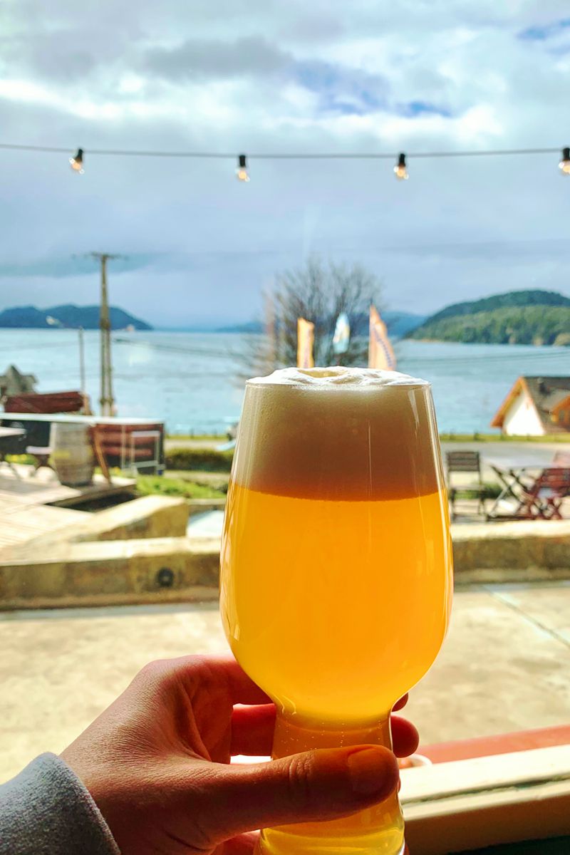 Nueva Kunstmann imperial neipa en la Cervecería de Bariloche