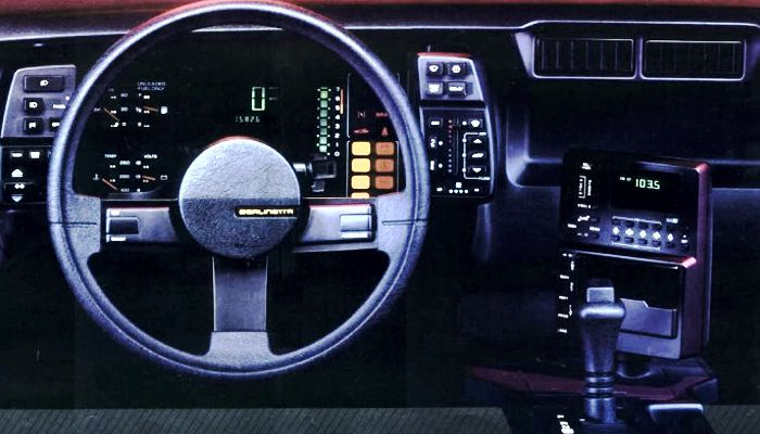 1984 Interior Chevrolet Camaro Berlinetta