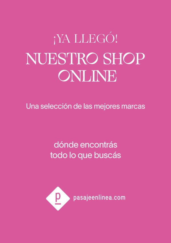 e flyer de pasajeenlinea.com, el primer shopping on line de argentina