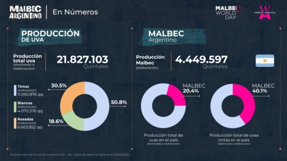 Marbec World Day, infografias Wines of Argentina