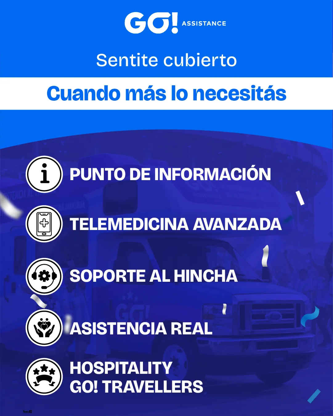 GO! ASSISTANCE Mundial 2026 en punto de encuentro para el hincha viajero