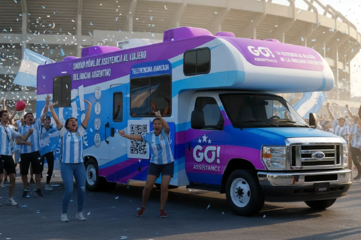 GO! ASSISTANCE Mundial 2026 en punto de encuentro para el hincha viajero